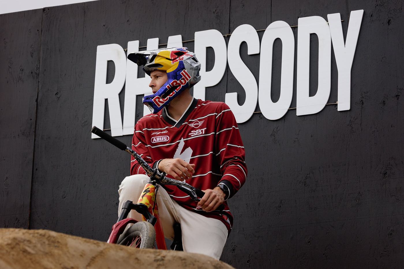 Athlete waits at the Rhapsody start in Whistler